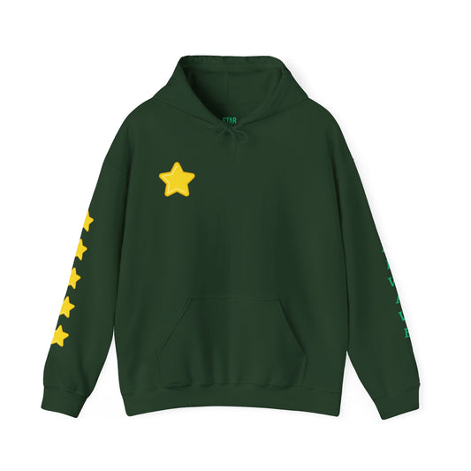Starwave Apparel Hoodie — Yellow Star Graphic Pullover