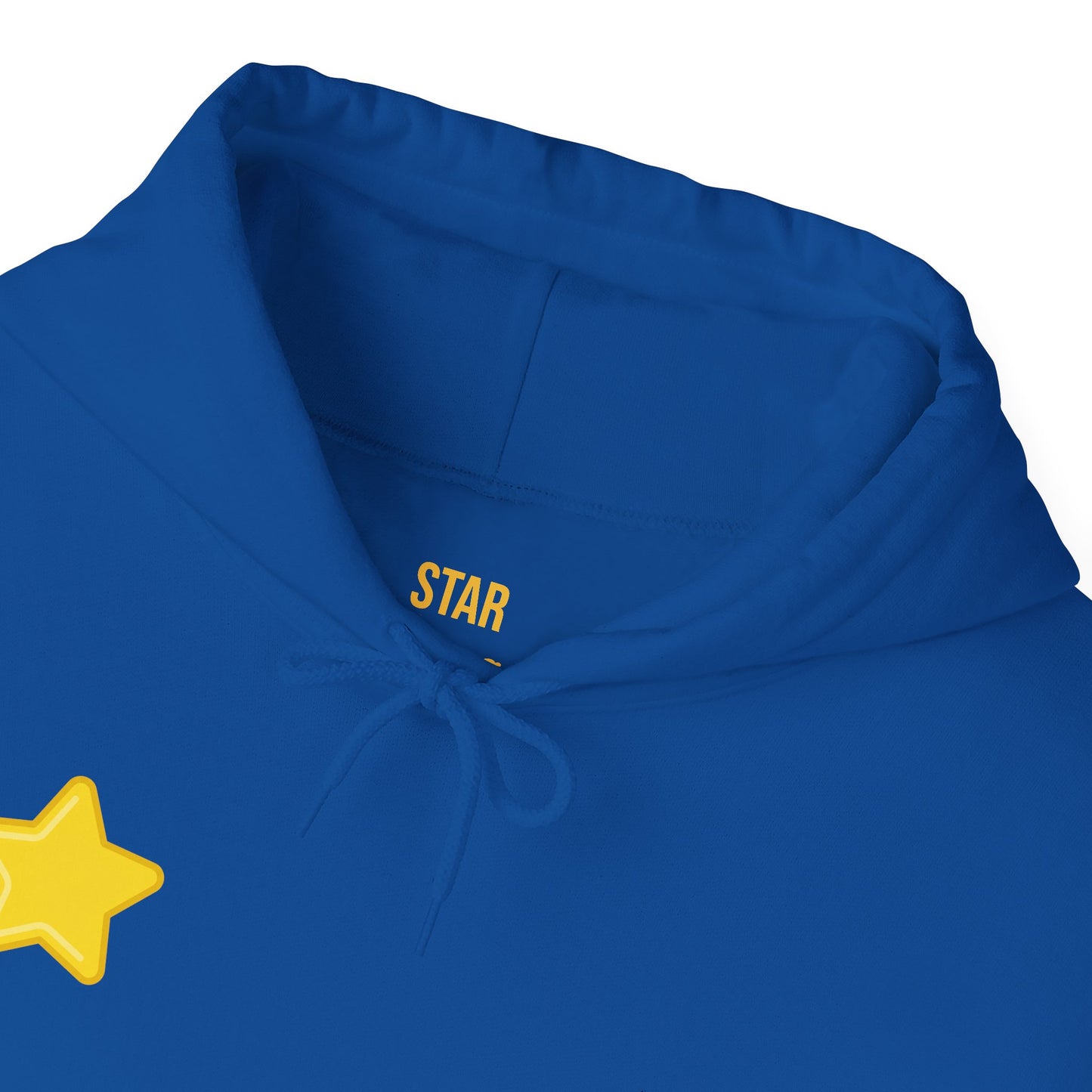 Starwave Apparel Hoodie — Yellow Star Graphic Pullover