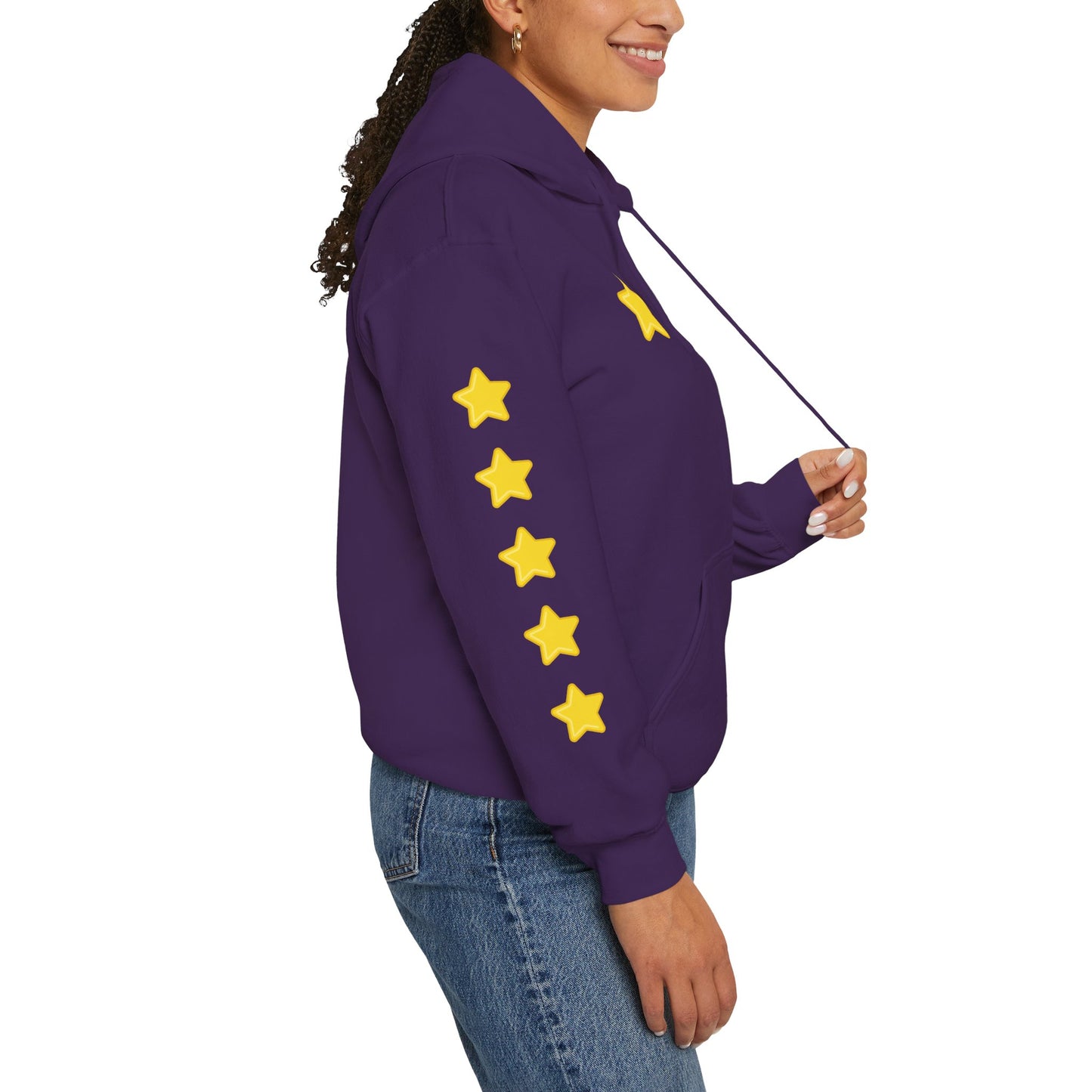 Starwave Apparel Hoodie — Yellow Star Graphic Pullover