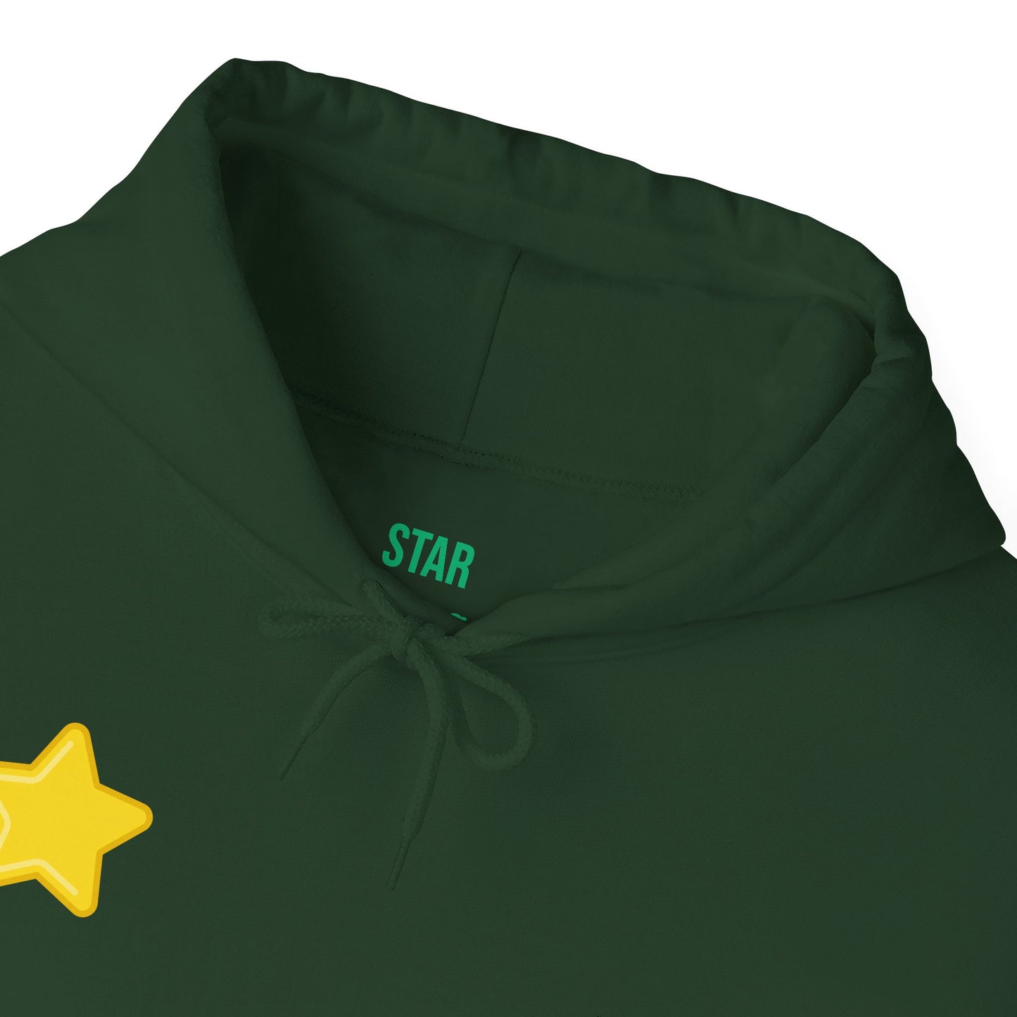 Starwave Apparel Hoodie — Yellow Star Graphic Pullover