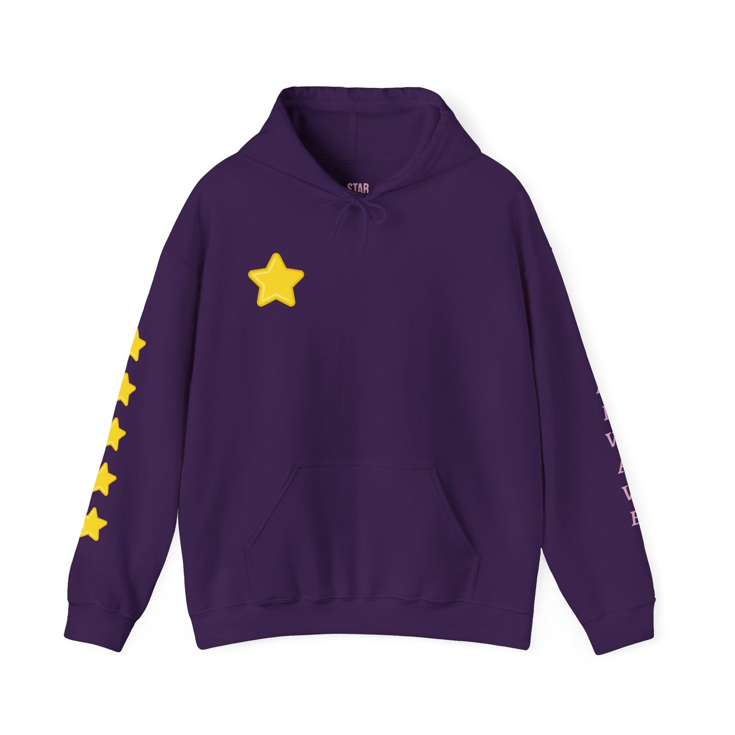 Starwave Apparel Hoodie — Yellow Star Graphic Pullover