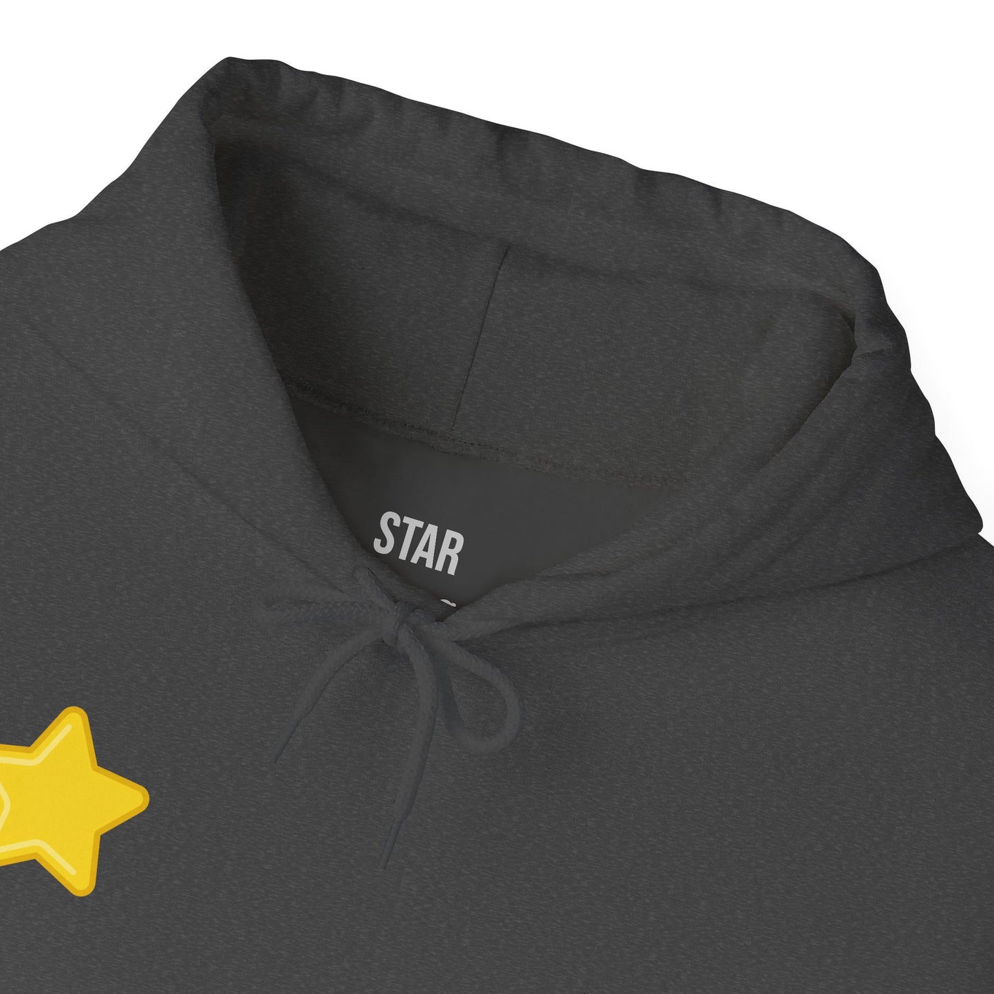 Starwave Apparel Hoodie — Yellow Star Graphic Pullover