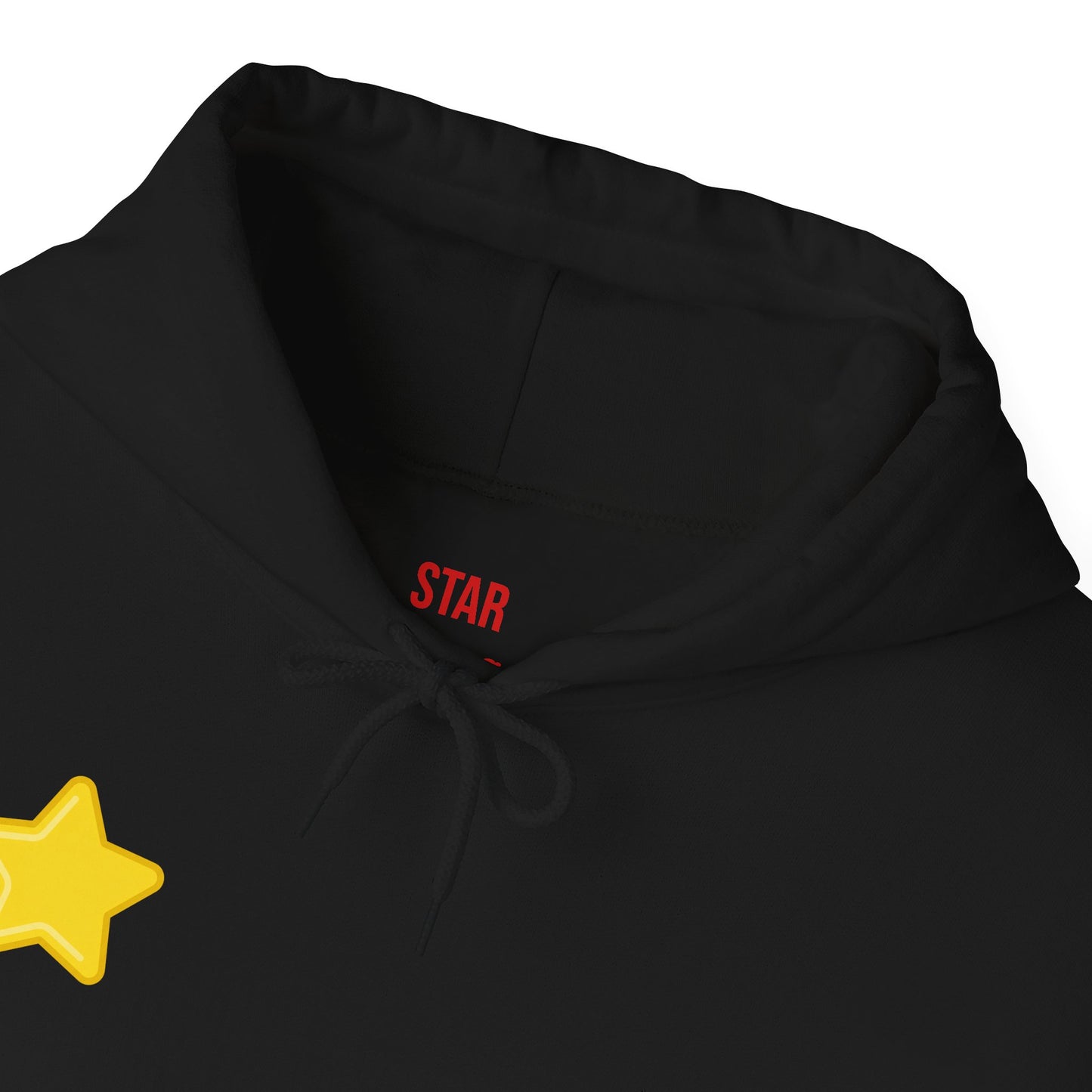 Starwave Apparel Hoodie — Yellow Star Graphic Pullover